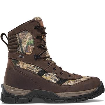 Men's Danner Alsea 8" Break-Up Country 1000G Hunting Boots Brown | CA4749CE