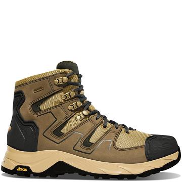 Men's Danner Downrange 6" Military Boots Black / Brown / Grey | CA4714YU