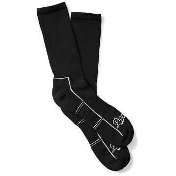 Men's Danner Drirelease Lightweight Uniform Socks Crew Socks Black | CA4949HK