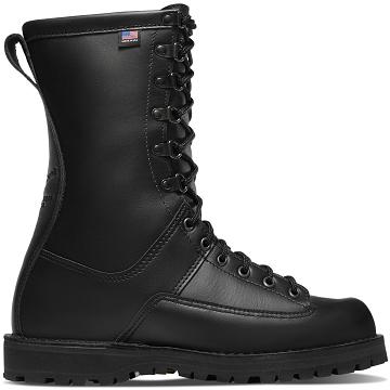 Men's Danner Fort Lewis 10" Insulated 200G Tactical Boots Black | CA4644VD