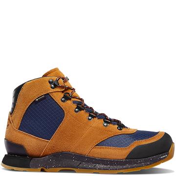 Men's Danner Free Spirit Work Boots Brown / Navy | CA4928SO