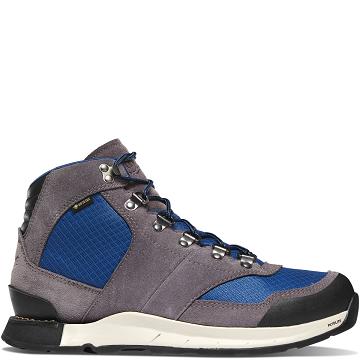 Men's Danner Free Spirit Work Boots Grey / Blue | CA4927DN