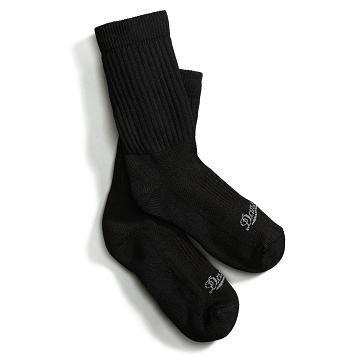 Men's Danner Hot Weather TFX Drymax Crew Socks Black | CA4951FM