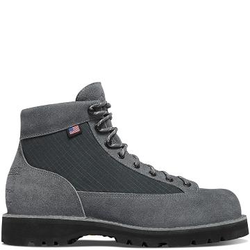 Men's Danner Light Work Boots Grey | CA4912PQ