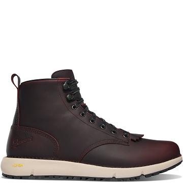 Men's Danner Logger 917 Boots Burgundy | CA4860SO