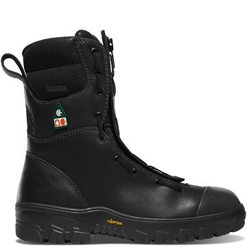 Men's Danner Modern Firefighter 8" Composite Toe (NMT) Tactical Boots Black | CA4657AP