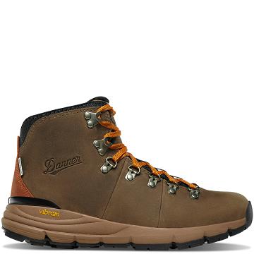 Men's Danner Mountain 600 Hiking Boots Chocolate | CA4794EX