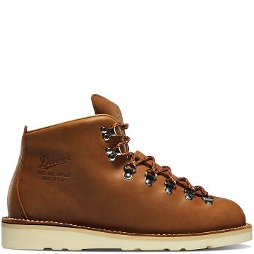 Men's Danner Mountain Light Kenton Work Boots Brown | CA4882GL