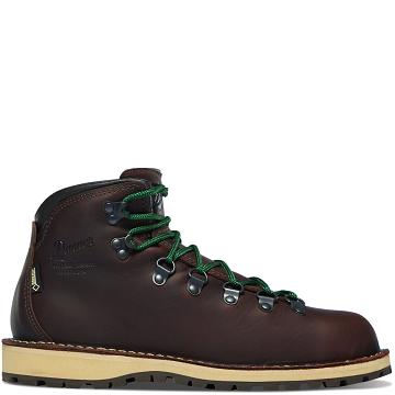 Men's Danner Mountain Pass Hiking Boots Coffee | CA4840UT