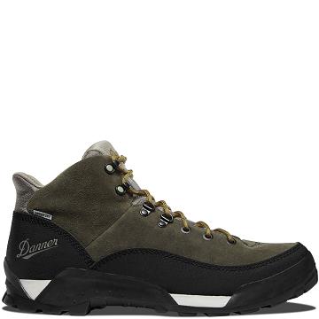 Men's Danner Panorama 6" Hiking Boots Black Olive | CA4836AP