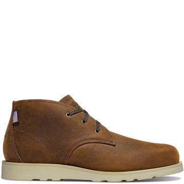 Men's Danner Pine Grove Chukka Boots Brown | CA4867TV