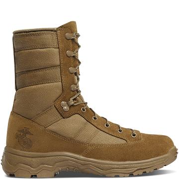 Men's Danner Reckoning 8" EGA Military Boots Brown | CA4702JJ