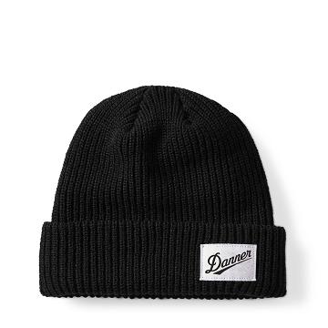 Men's Danner Ribbed Beanie Hats Black | CA5004AP