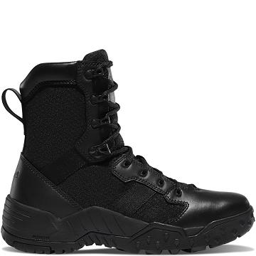 Men's Danner Scorch Side-Zip Hot 8" Tactical Boots Black | CA4666WY