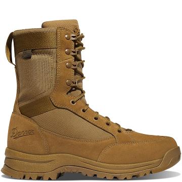 Men's Danner Tanicus Dry Military Boots Brown | CA4709AP