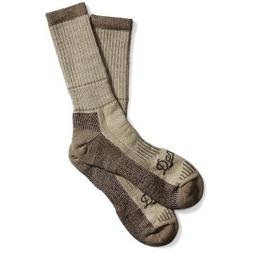 Women's Danner Merino Midweight Hunting Socks Crew Socks Brown | CA4534EX