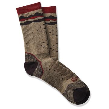 Women's Danner Midweight Trail 2650 Socks Crew Socks Brown | CA4524DN