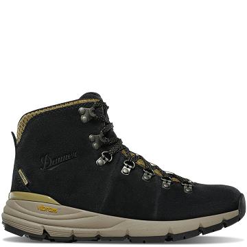 Women's Danner Mountain 600 Hiking Boots Black / Khaki | CA4408MA