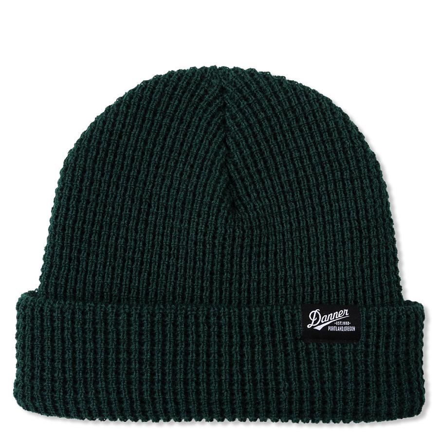 Men\'s Danner Classic Beanie Hats Green | CA5007GL