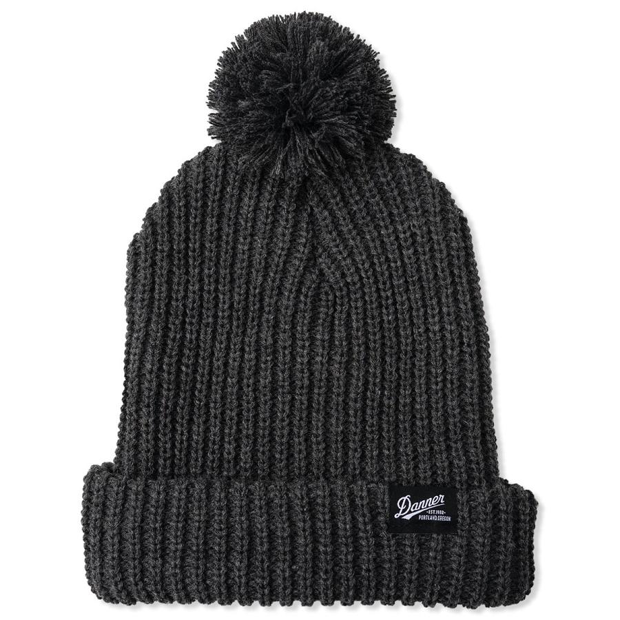 Men\'s Danner Classic Pom Beanie Hats Dark Grey | CA5010SO