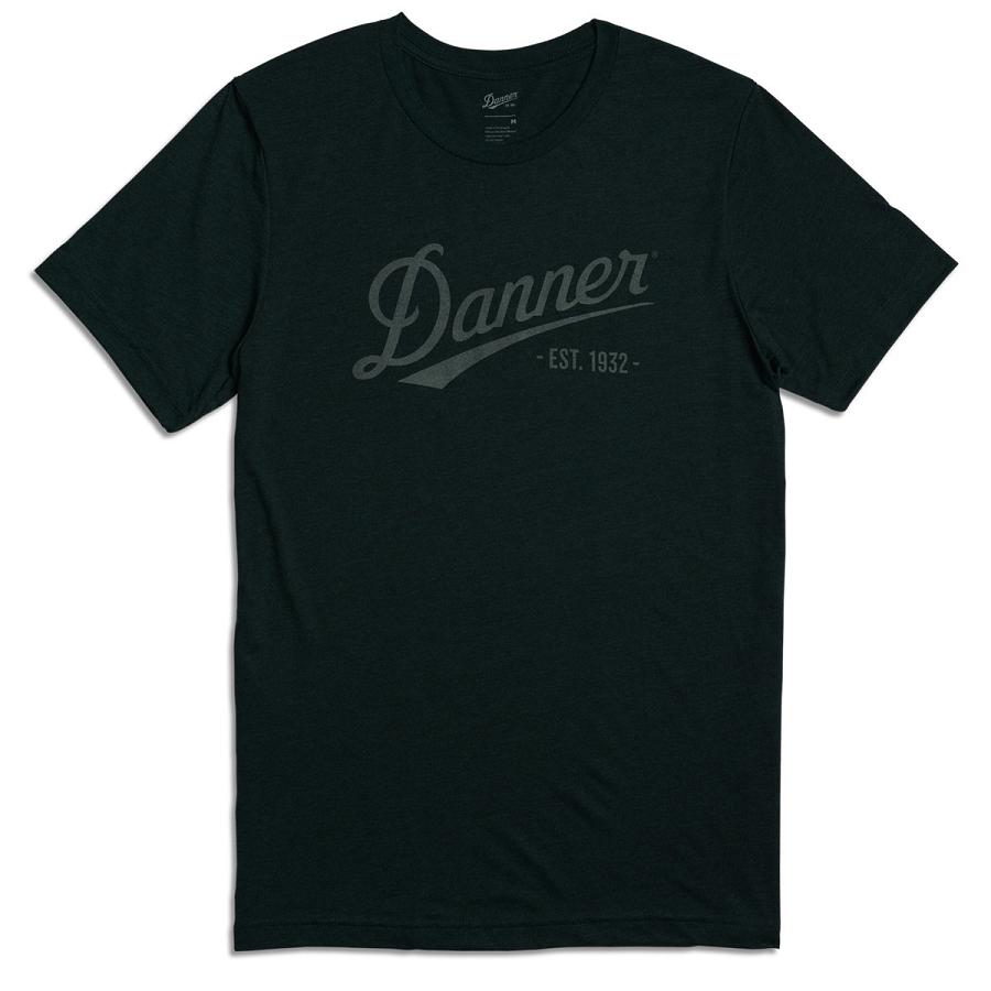 Men\'s Danner Distressed Logo SS Tee Clothing Turquoise Green | CA5019EX