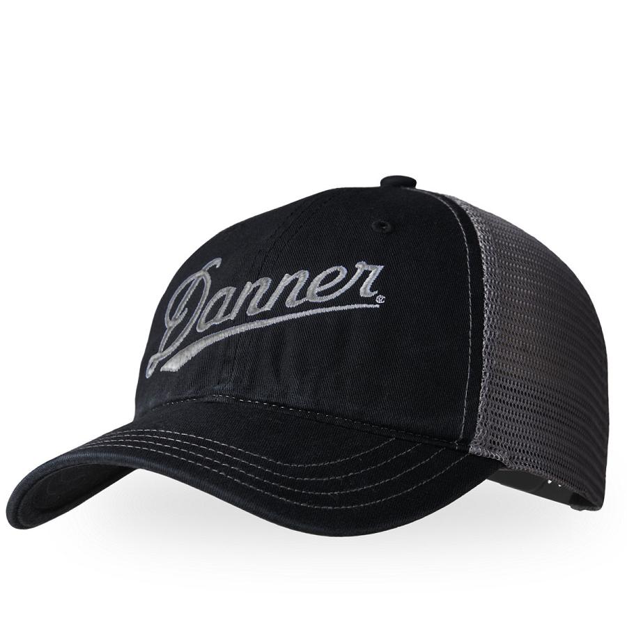 Men\'s Danner Embroidered Cap Hats Black / Grey | CA4998NB