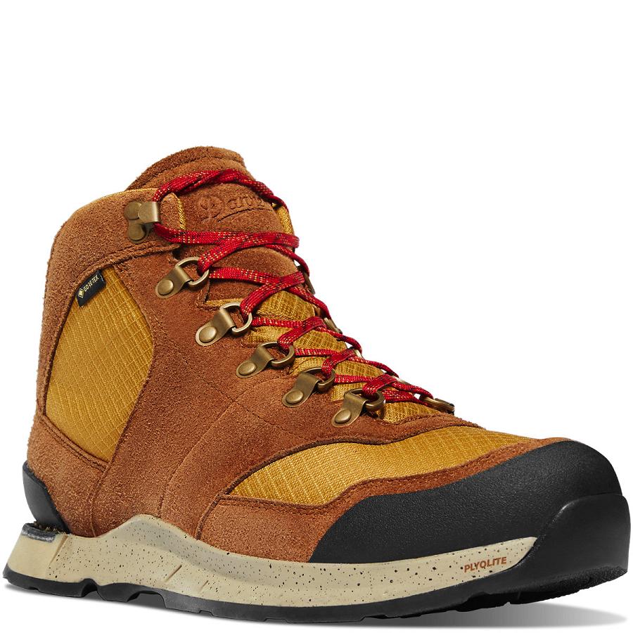 Men's Danner Free Spirit Work Boots Brown | CA4926FM