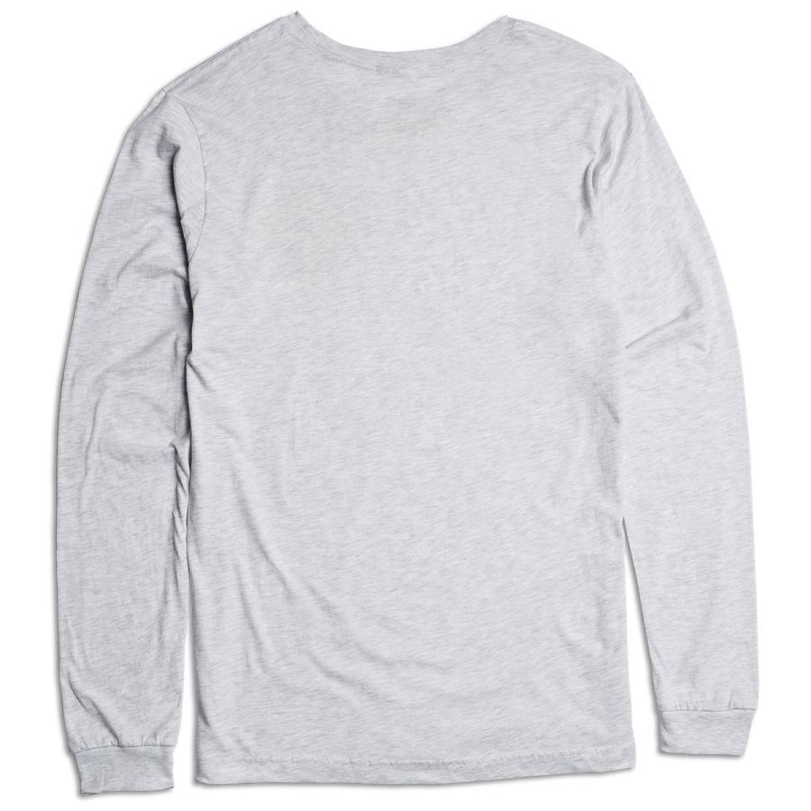 Men's Danner Go There Long Sleeve Tee Clothing Grey | CA5021QZ