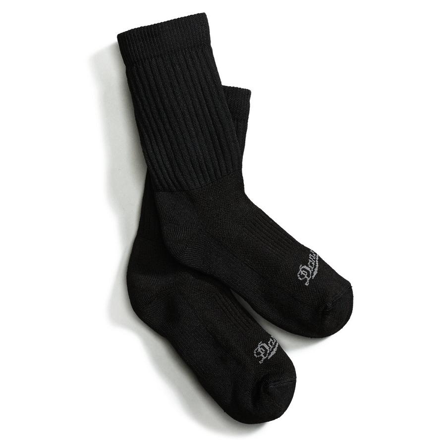 Men\'s Danner Hot Weather TFX Drymax Crew Socks Black | CA4951FM