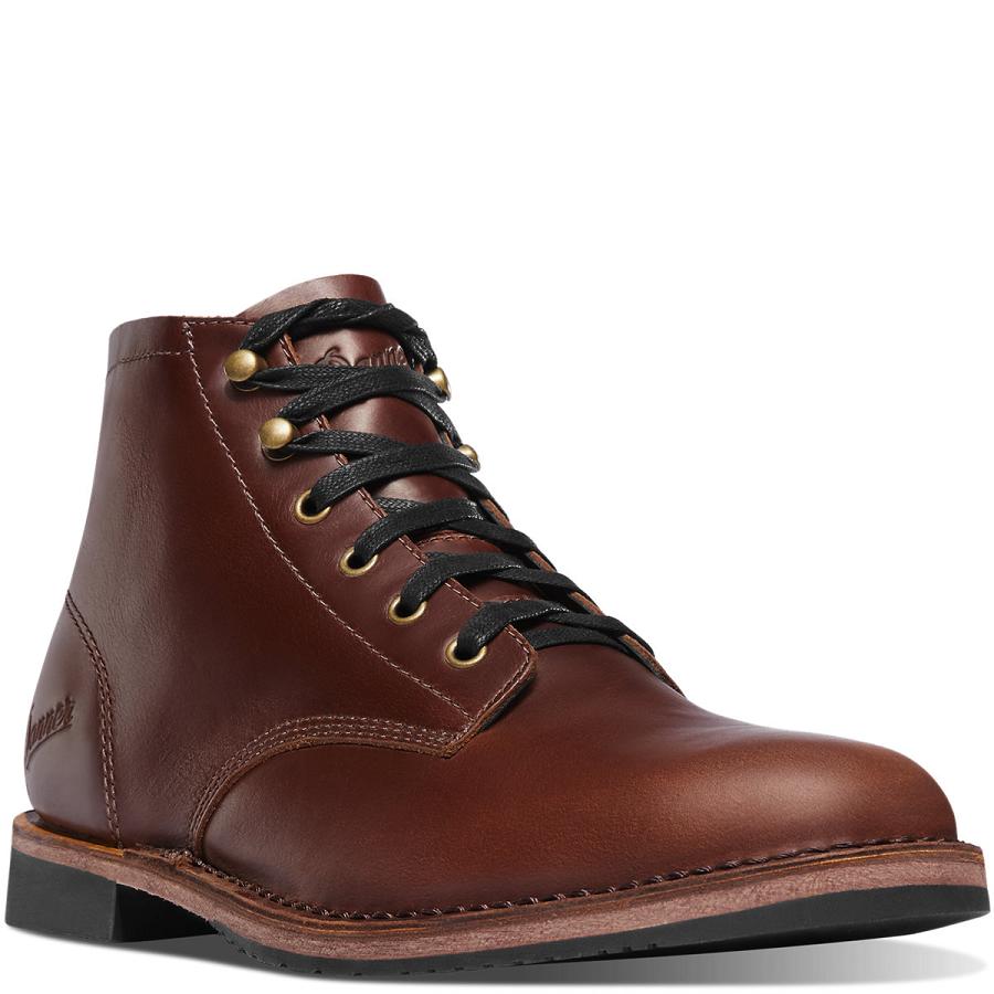 Men's Danner Jack II Work Boots Burgundy | CA4907GL