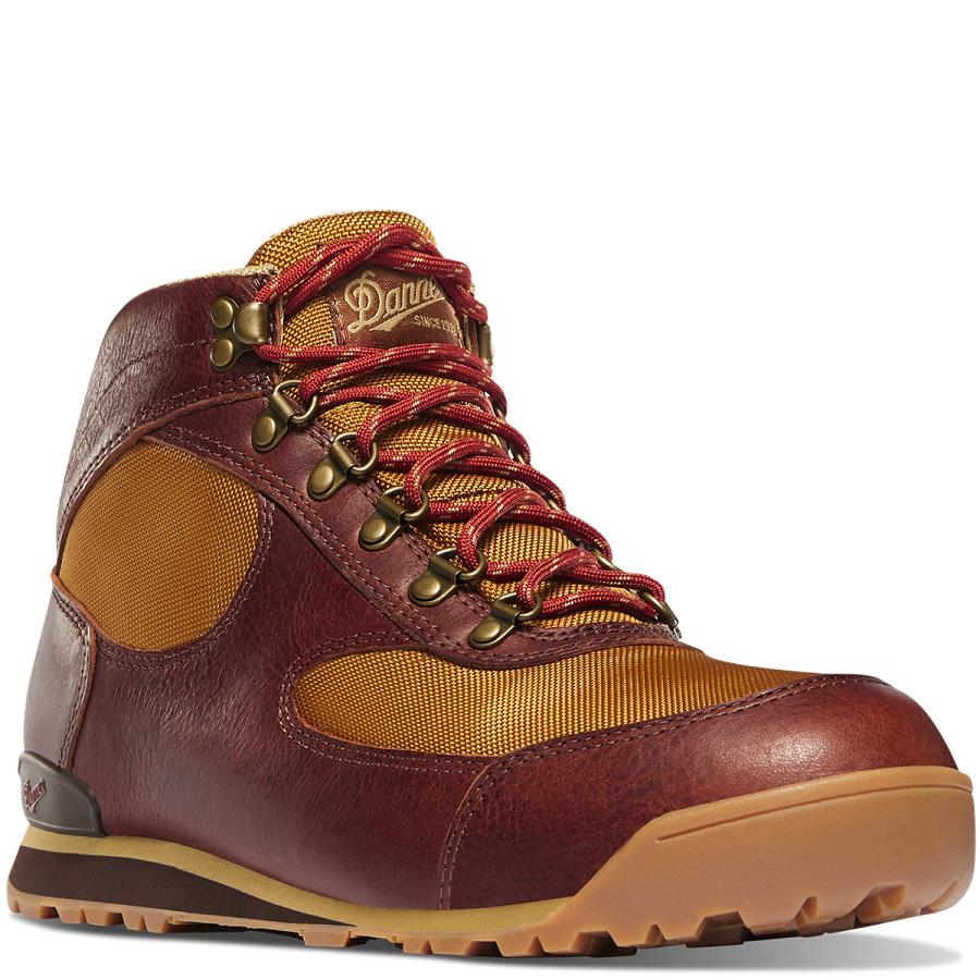 Men's Danner Jag Hiking Boots Chocolate | CA4817TV