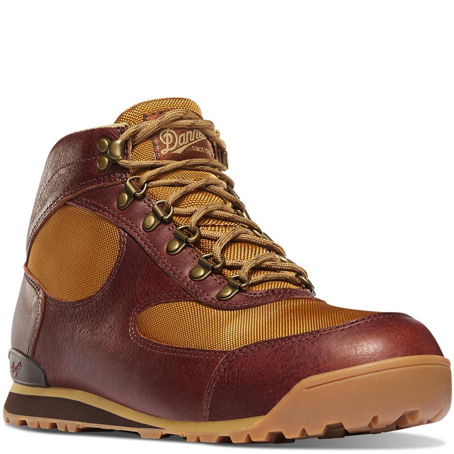 Men's Danner Jag Hiking Boots Chocolate | CA4817TV