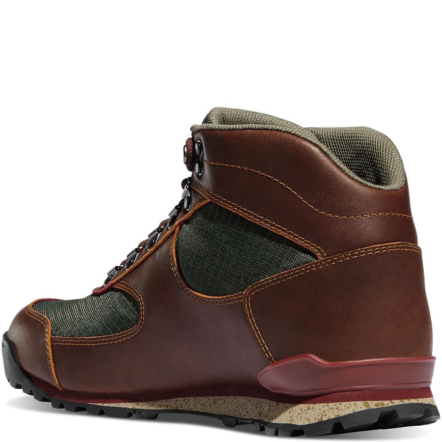 Men's Danner Jag Hiking Boots Coffee | CA4814IS