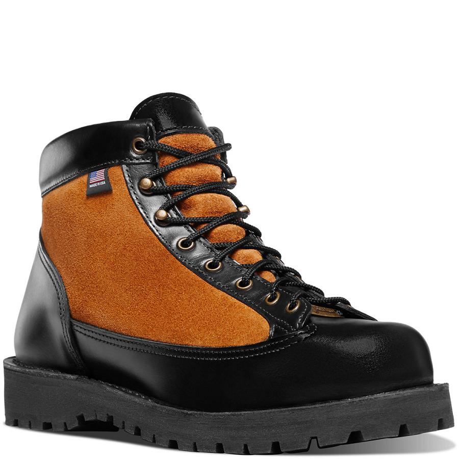 Men's Danner Light Revival Work Boots Black | CA4913OR