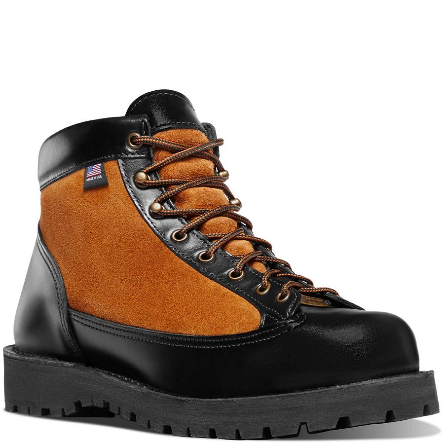 Men's Danner Light Revival Work Boots Black | CA4913OR