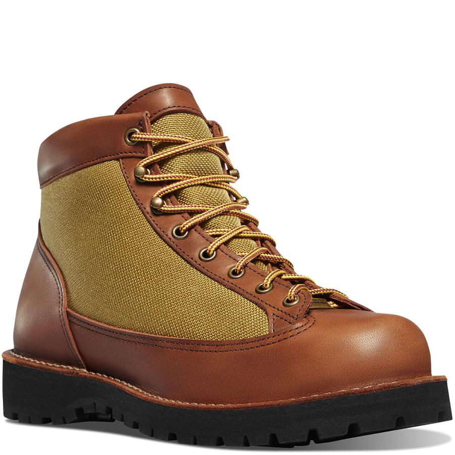 Men's Danner Light Revival Work Boots Khaki | CA4914IS