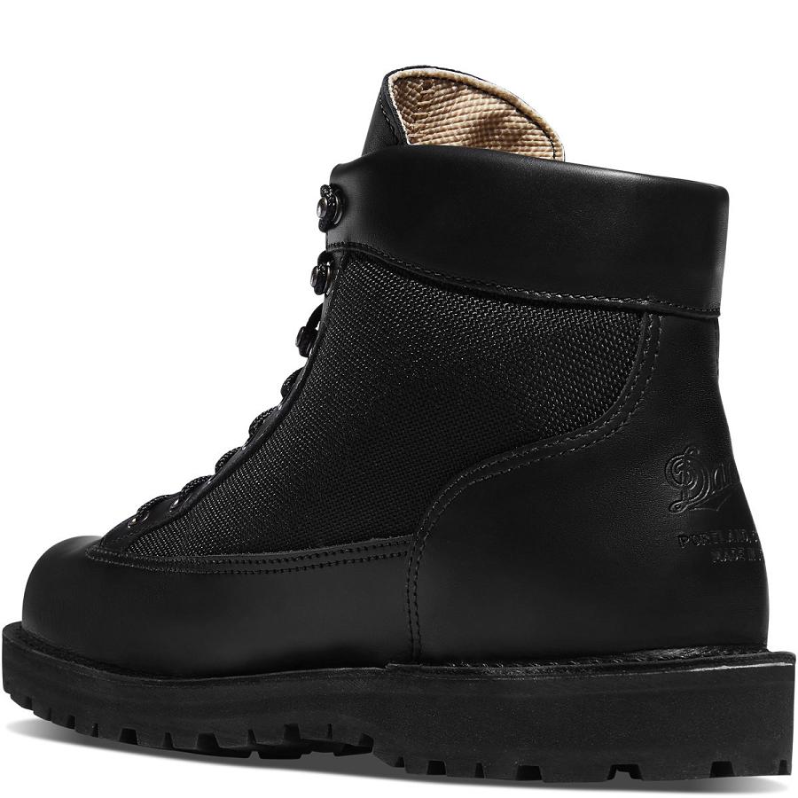 Men's Danner Light Work Boots Black | CA4917TV