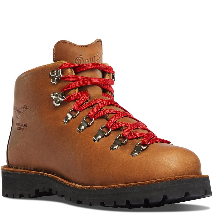 Men's Danner Mountain Light Cascade - GORE-TEX Work Boots Brown | CA4883FM