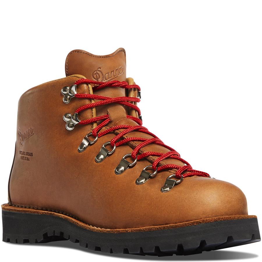 Men's Danner Mountain Light Cascade - GORE-TEX Work Boots Brown | CA4883FM