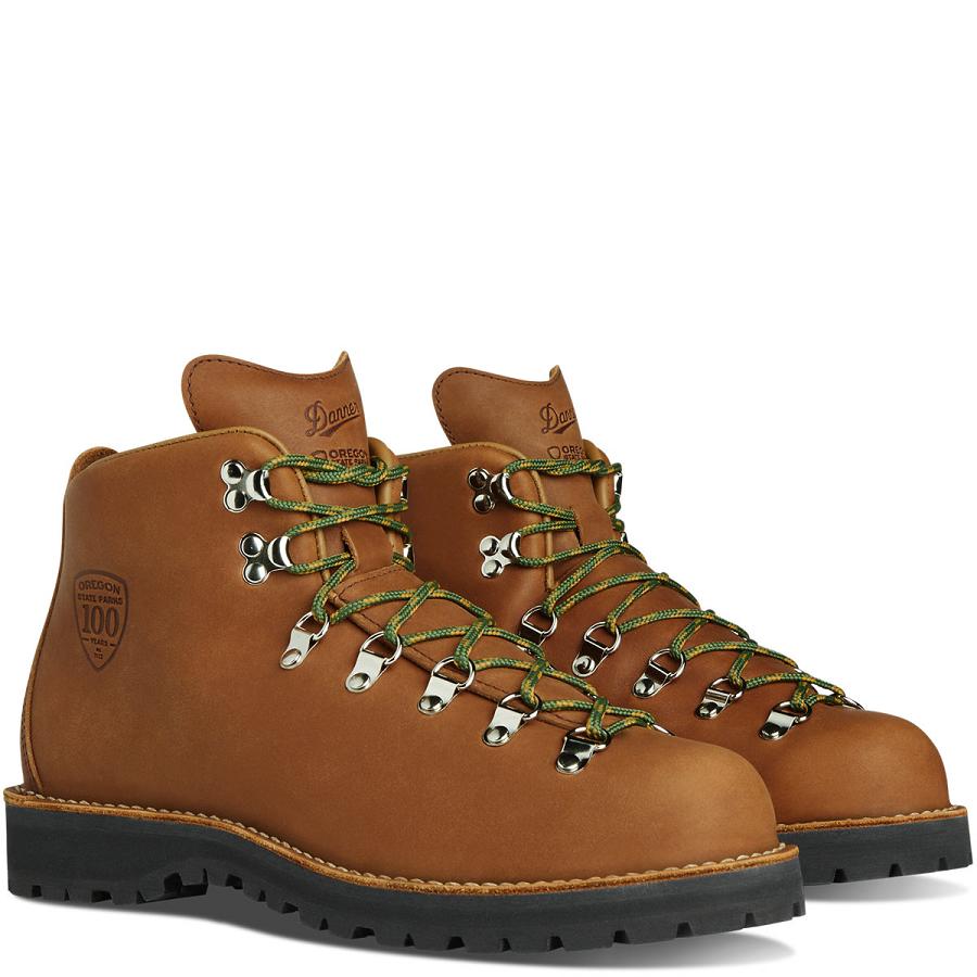 Men's Danner Mountain Light OR State Parks Centennial Hiking Boots Brown | CA4801FM