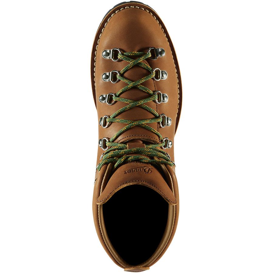 Men's Danner Mountain Light OR State Parks Centennial Work Boots Brown | CA4880PQ