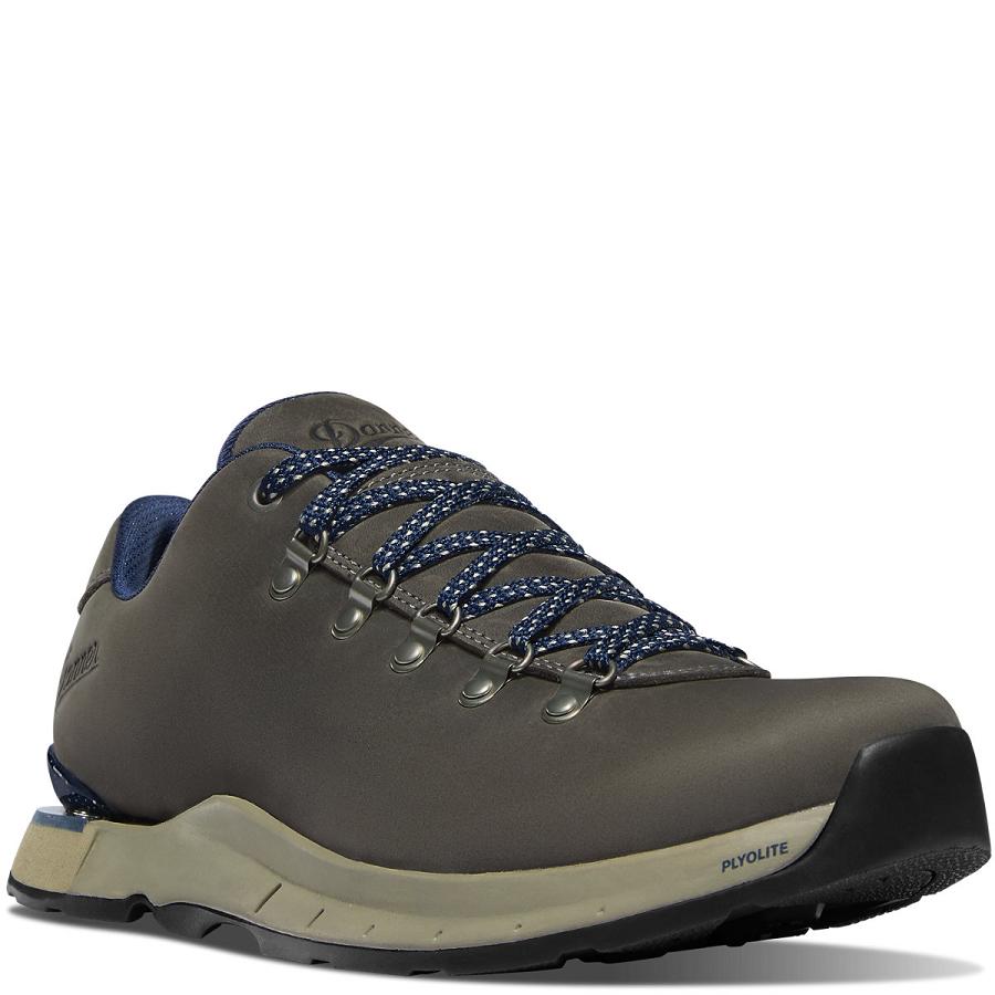 Men's Danner Mountain Overlook Hiking Shoes Grey | CA4785SO