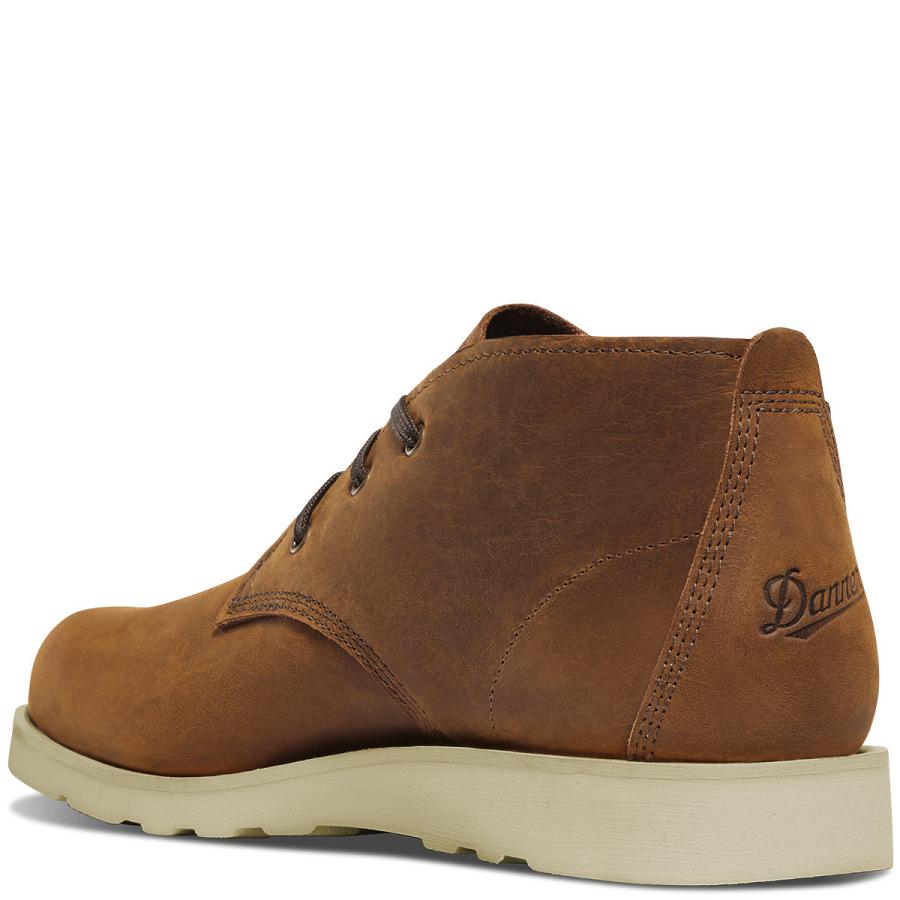 Men's Danner Pine Grove Chukka Boots Brown | CA4867TV