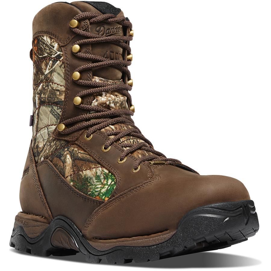 Men's Danner Pronghorn Edge 400G Hunting Boots Brown | CA4720MA