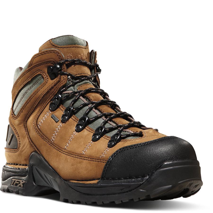 Men's Danner Radical 453 Hiking Boots Dark Brown | CA4825GL