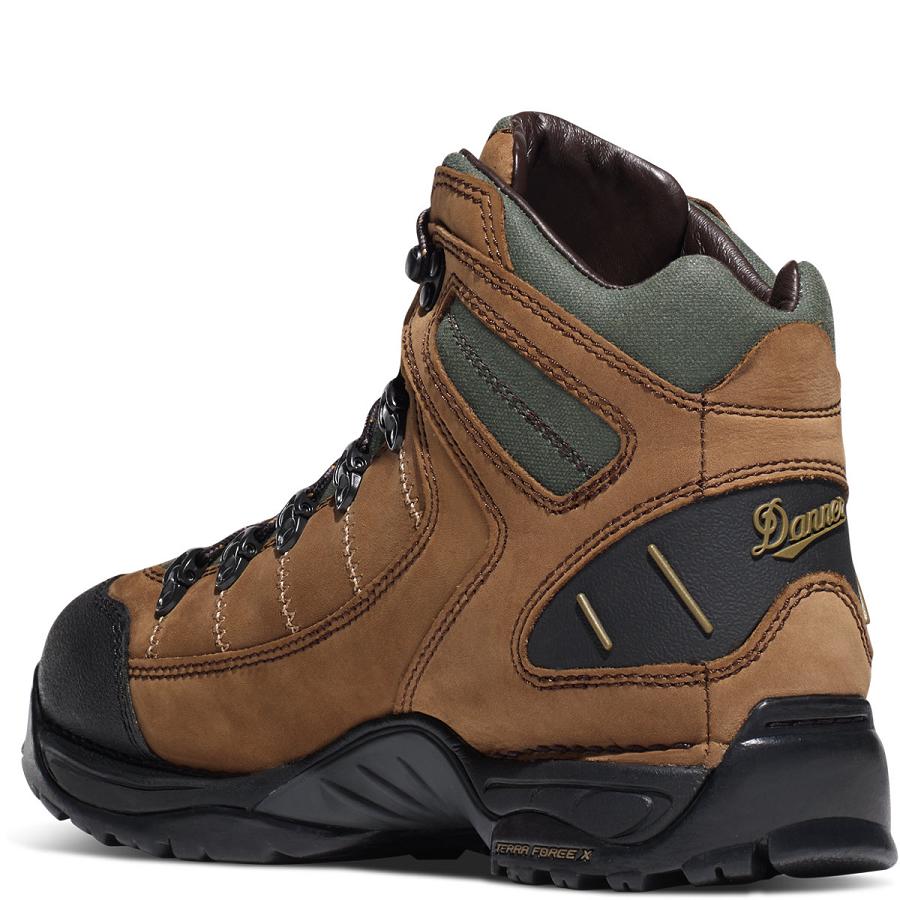 Men's Danner Radical 453 Hiking Boots Dark Brown | CA4825GL