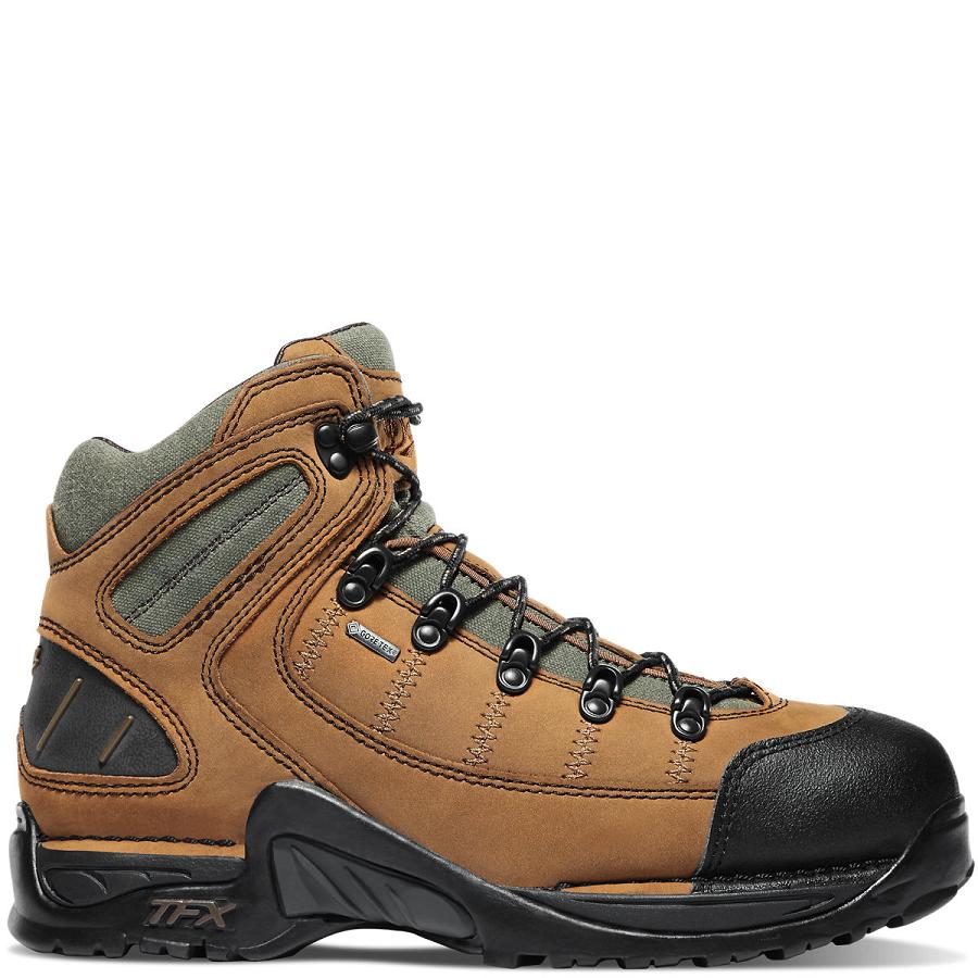 Men\'s Danner Radical 453 Hiking Boots Dark Brown | CA4825GL