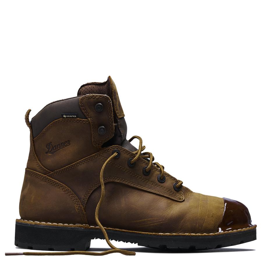 Men's Danner TUFF TOE Boot Care Coffee | CA5052DN