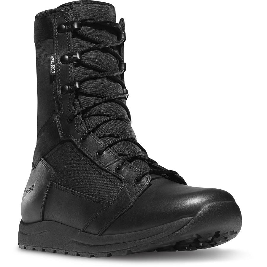 Men's Danner Tachyon Gore-Tex Tactical Boots Black | CA4649KI