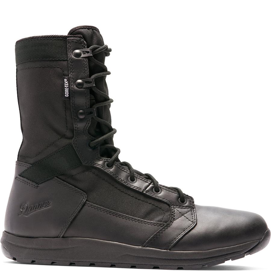 Men\'s Danner Tachyon Gore-Tex Tactical Boots Black | CA4649KI